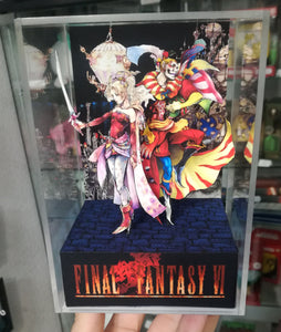 Final Fantasy VI Terra and Kefka Cubic Diorama