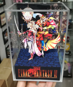 Final Fantasy VI Terra and Kefka Cubic Diorama