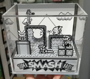 Super Smash Bros Game Boy Cubic Diorama