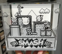 Load image into Gallery viewer, Super Smash Bros Game Boy Cubic Diorama