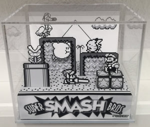 Super Smash Bros Game Boy Cubic Diorama