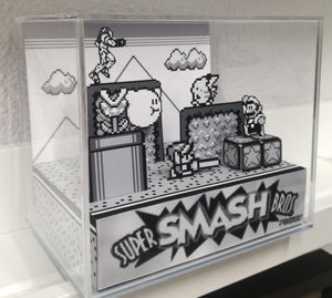 Super Smash Bros Game Boy Cubic Diorama