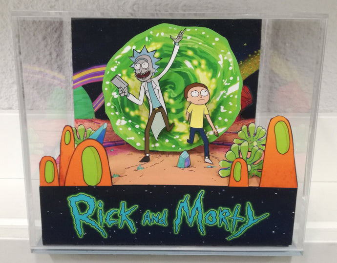 Rick and Morty Cubic Diorama