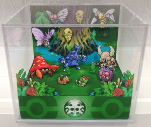 Pokemon Home Bug Cubic Diorama