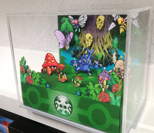 Pokemon Home Bug Cubic Diorama