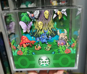 Pokemon Home Bug Cubic Diorama