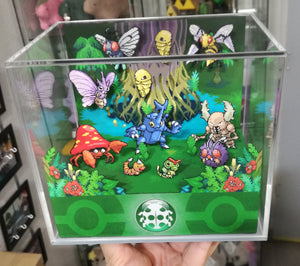 Pokemon Home Bug Cubic Diorama