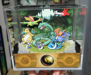 Pokemon Home Dragon Cubic Diorama