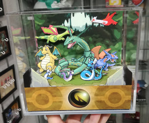 Pokemon Home Dragon Cubic Diorama