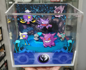 Pokemon Home Ghost Cubic Diorama