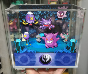 Pokemon Home Ghost Cubic Diorama