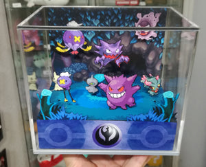 Pokemon Home Ghost Cubic Diorama