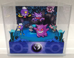 Pokemon Home Ghost Cubic Diorama