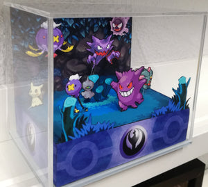 Pokemon Home Ghost Cubic Diorama