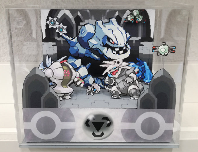 Pokemon Home Steel Cubic Diorama