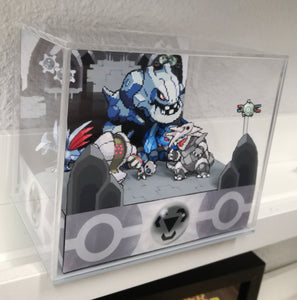 Pokemon Home Steel Cubic Diorama