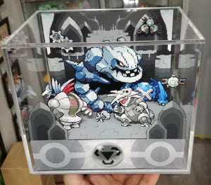 Pokemon Home Steel Cubic Diorama