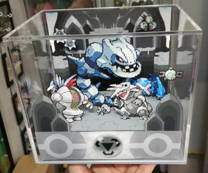 Pokemon Home Steel Cubic Diorama