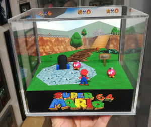 Super Mario 64 Cubic Diorama