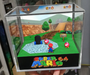 Super Mario 64 Cubic Diorama