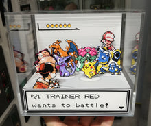 Load image into Gallery viewer, Pokemon Silver/Gold RED Battle Cubic Diorama