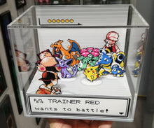 Load image into Gallery viewer, Pokemon Silver/Gold RED Battle Cubic Diorama