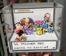 Load image into Gallery viewer, Pokemon Silver/Gold RED Battle Cubic Diorama