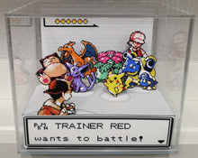 Load image into Gallery viewer, Pokemon Silver/Gold RED Battle Cubic Diorama