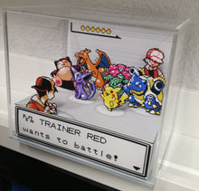 Load image into Gallery viewer, Pokemon Silver/Gold RED Battle Cubic Diorama