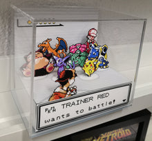 Load image into Gallery viewer, Pokemon Silver/Gold RED Battle Cubic Diorama