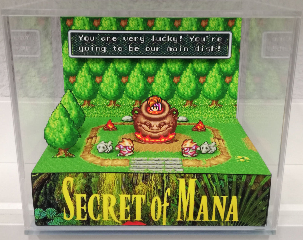 Secret of Mana Goblin Village Cubic Diorama