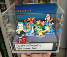 Load image into Gallery viewer, Pokemon Soul Silver/Heart Gold Red Battle Cubic Diorama