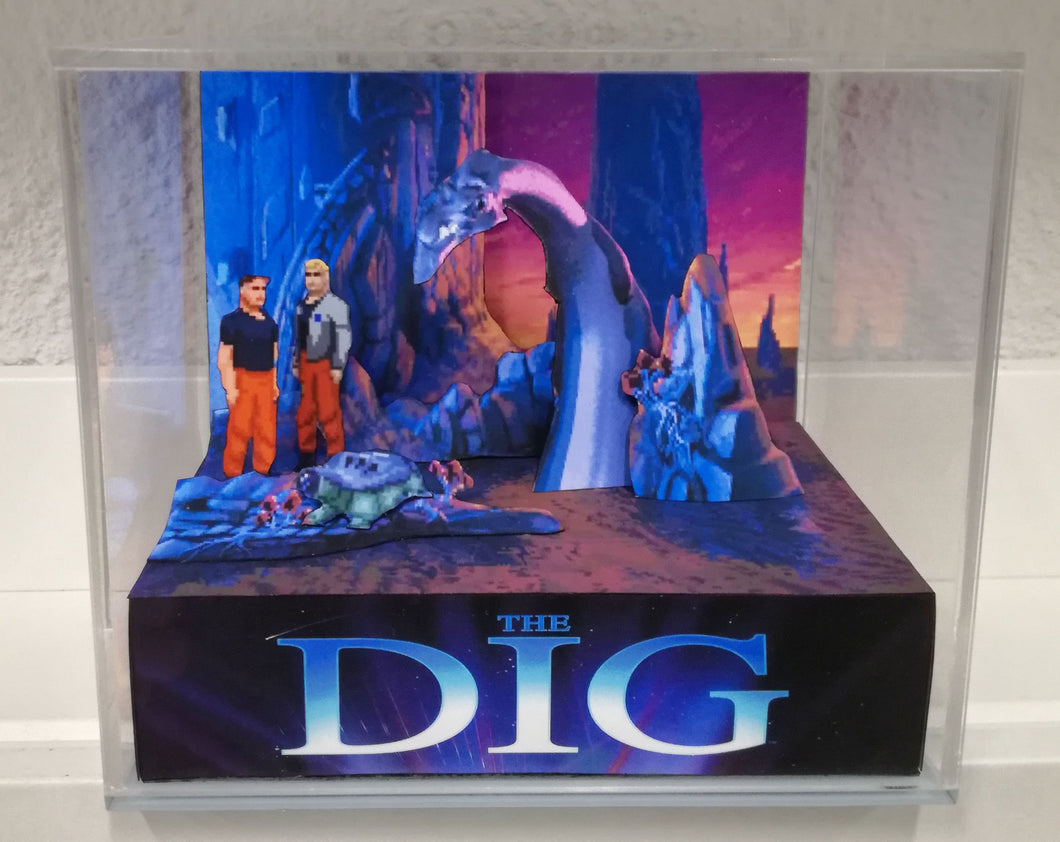 The Dig Cubic Diorama