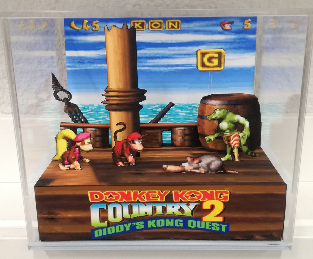 Donkey Kong Country 2 Cubic Diorama