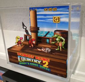 Donkey Kong Country 2 Cubic Diorama