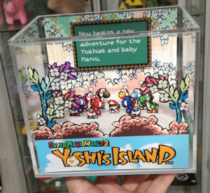 Yoshi´s Island Intro Cubic Diorama