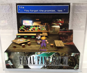 Final Fantasy VII Tifa and Cloud Cubic Diorama