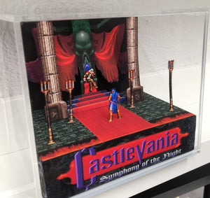 Castlevania Symphony of the Night Intro Cubic Diorama