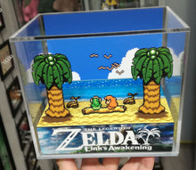 Load image into Gallery viewer, Zelda Links Awakening Cubic Diorama