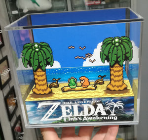 Zelda Links Awakening Cubic Diorama