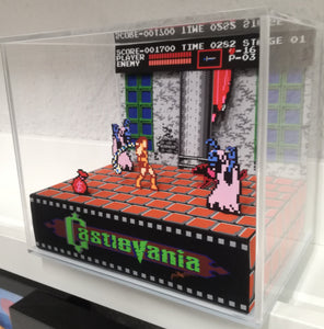 Castlevania Nes Entrance Hall Cubic Diorama