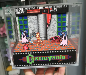 Castlevania Nes Entrance Hall Cubic Diorama