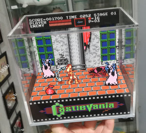 Castlevania Nes Entrance Hall Cubic Diorama