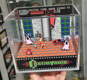 Castlevania Nes Entrance Hall Cubic Diorama