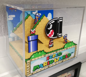 Super Mario World Cubic Diorama