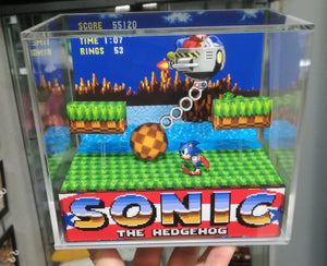 Sonic the Hedgehog First Boss Cubic Diorama