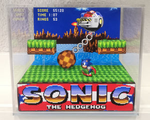 Sonic the Hedgehog First Boss Cubic Diorama