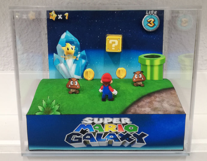 Super Mario Galaxy Cubic Diorama