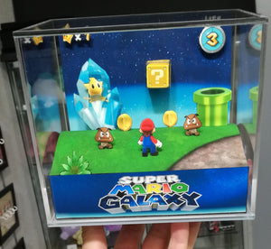 Super Mario Galaxy Cubic Diorama