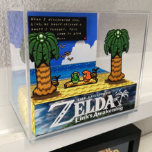 Load image into Gallery viewer, Zelda Links Awakening Cubic Diorama